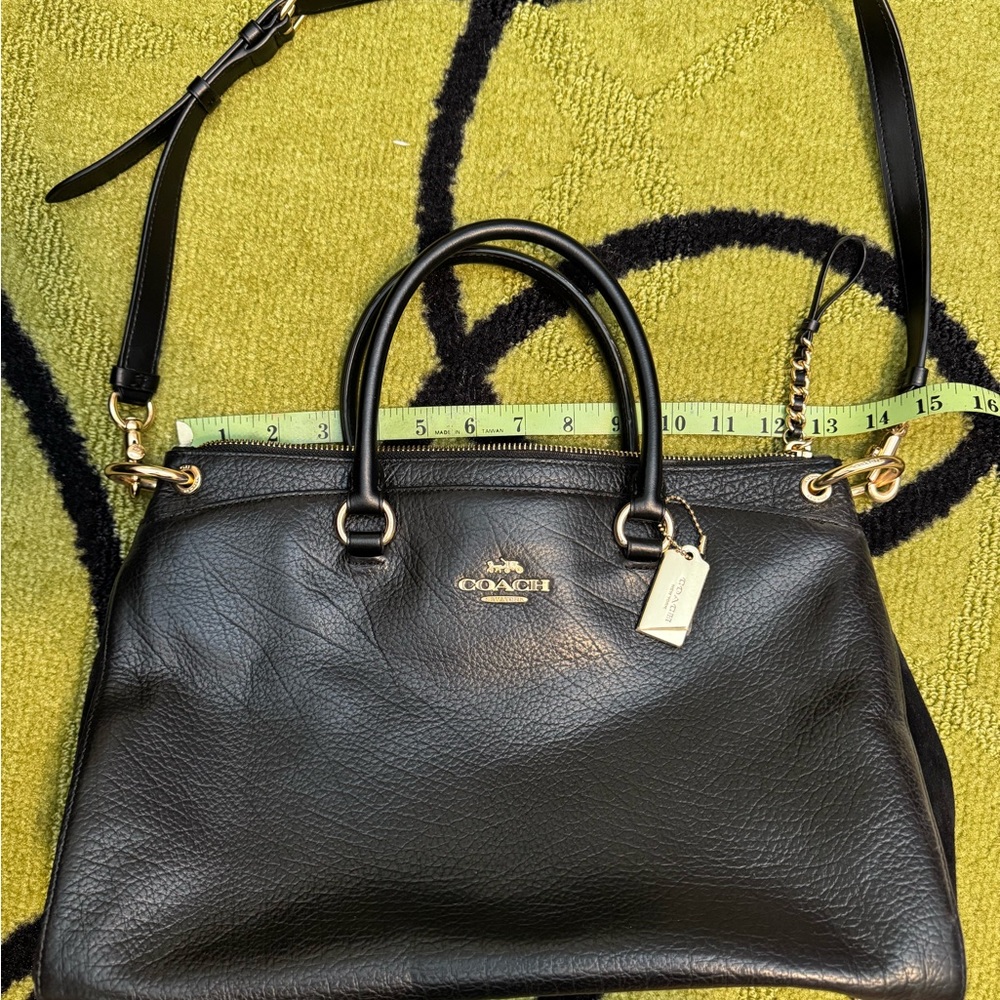 Coach Black Leather Handbag